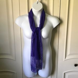 Deep Purple Scarf, gently used